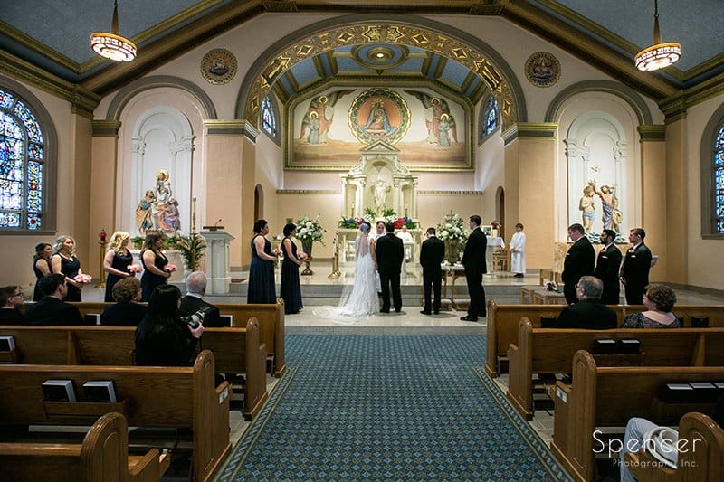 You are currently viewing Wedding Ceremony at Holy Rosary Cleveland // Cleveland Wedding Photographers