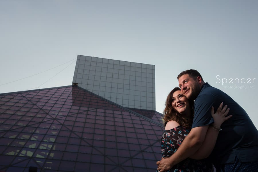 You are currently viewing Engagement Pictures // Rock and Roll Hall of Fame Cleveland