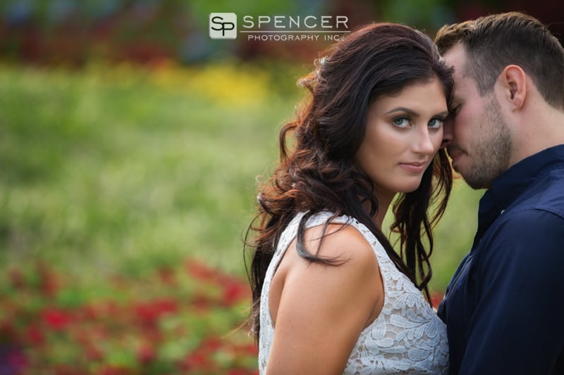 engagement picture in flowers a phipps conservatory