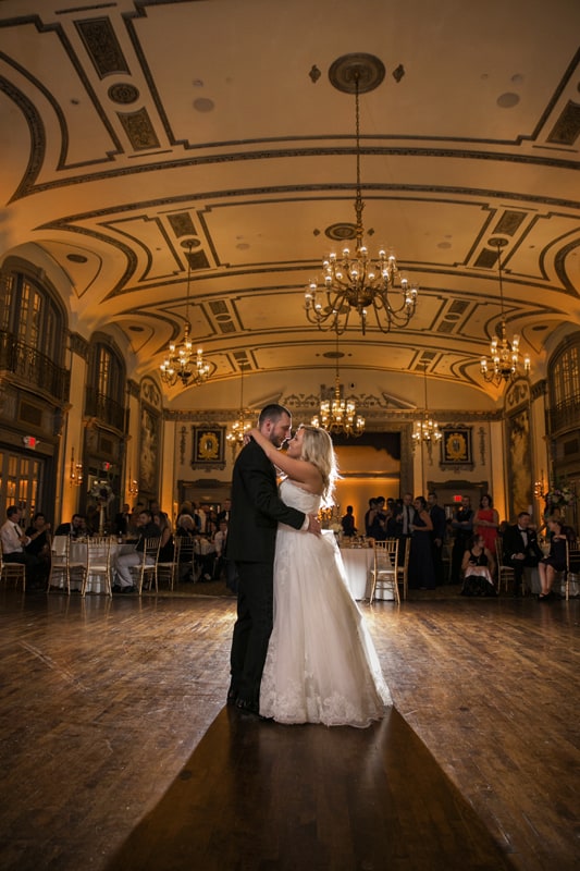 pullback of first dance at tudor arms