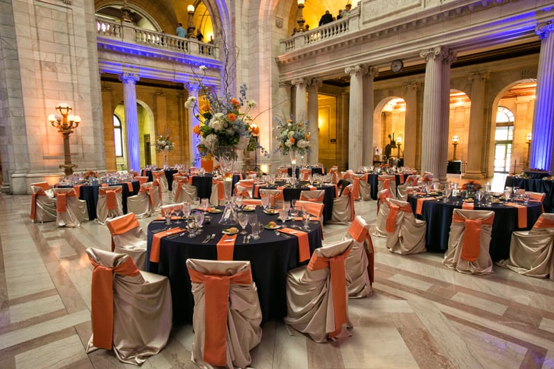  wedding reception at cleveland old courthouse