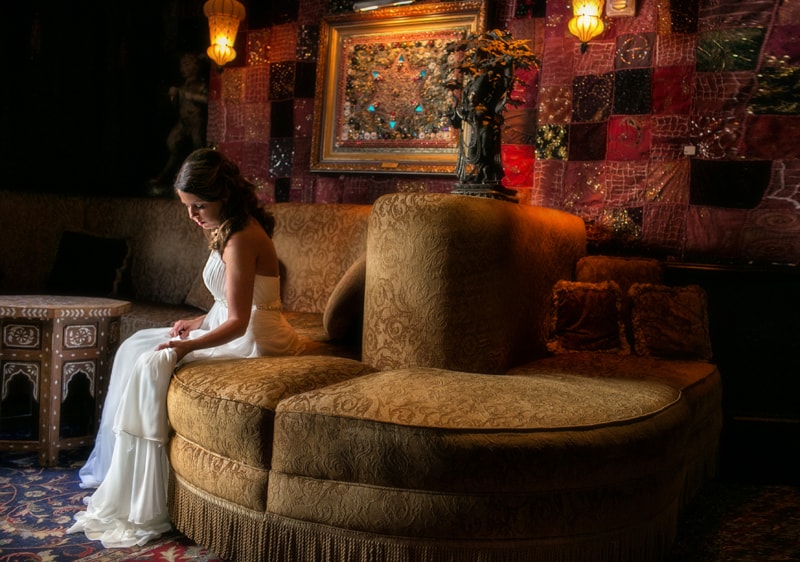 picture of bride at house of blues