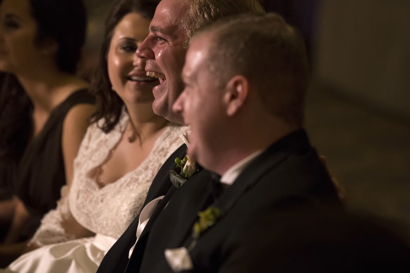 groom reacts to best man speech