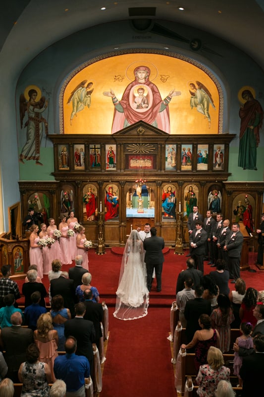 wedding ceremony in cuyahoga falls church