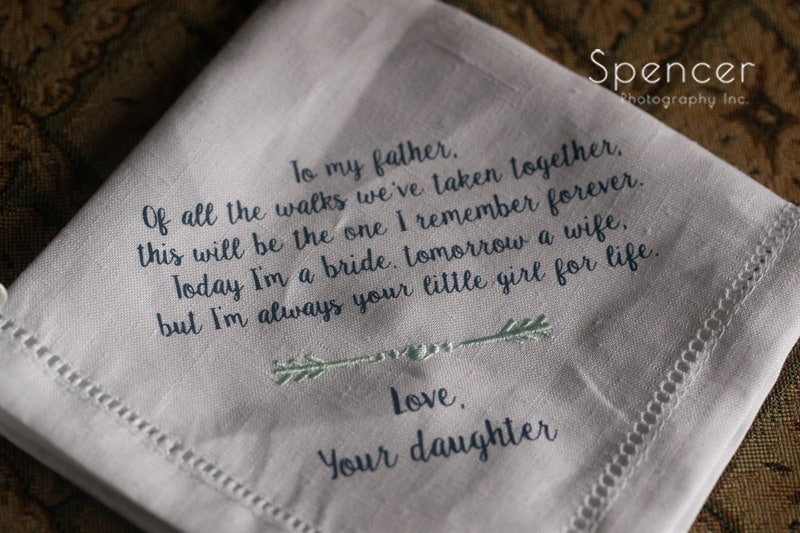 brides wedding day gift to her father