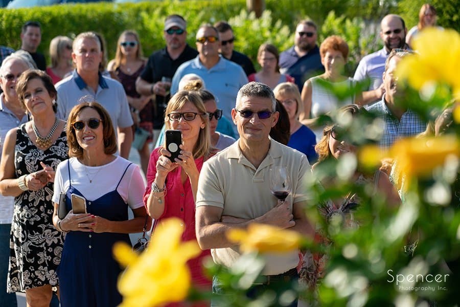 guests at Thorncreek Winery event