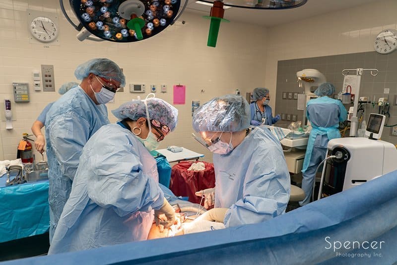  doctor performing a c-section at Hillcrest