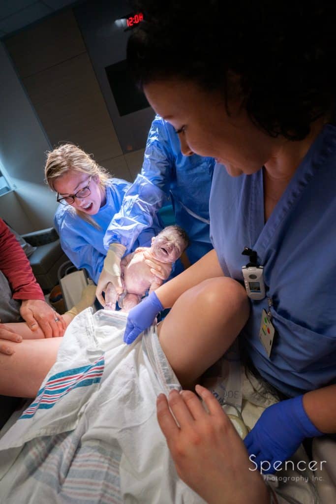 birth of baby girl at Akron City Hospital