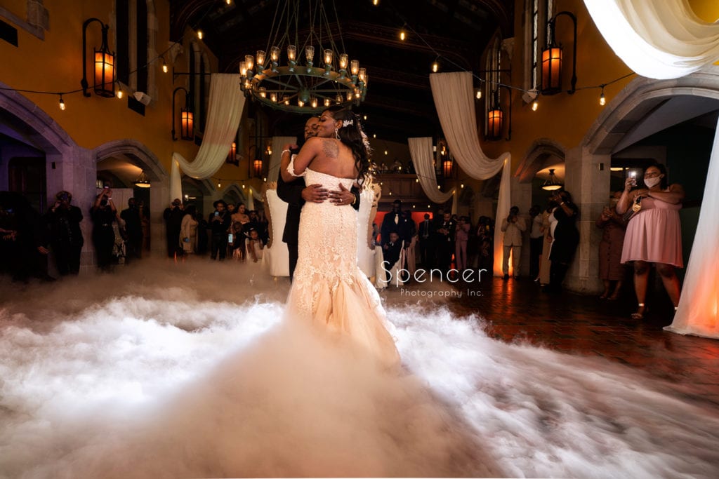  first dance on the clouds at Glenmoor Country Club
