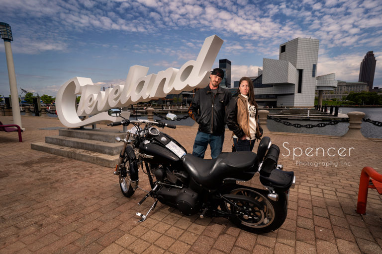 Read more about the article Engagement Pictures with a Motorcycle // Cleveland Photographers