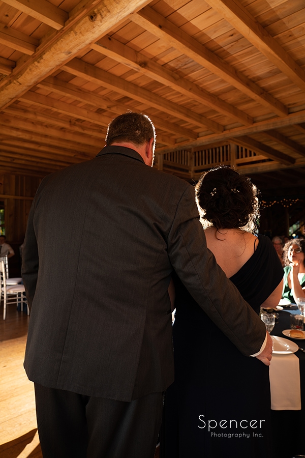 parents of the bride speech at Crystal Brook Farm