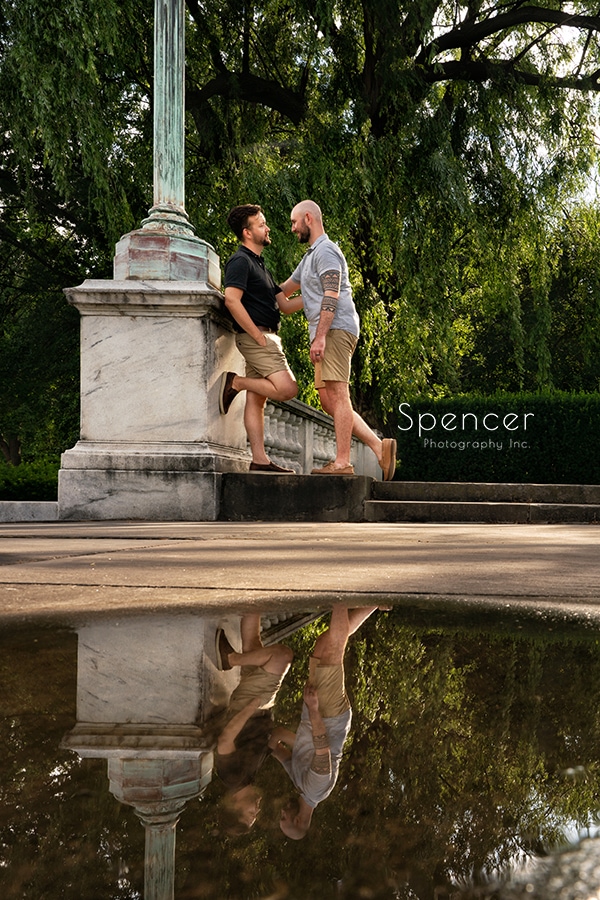 artistic same sex engagement picture