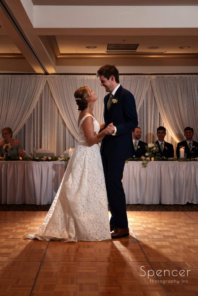 first dance at Firestone Country Club Reception
