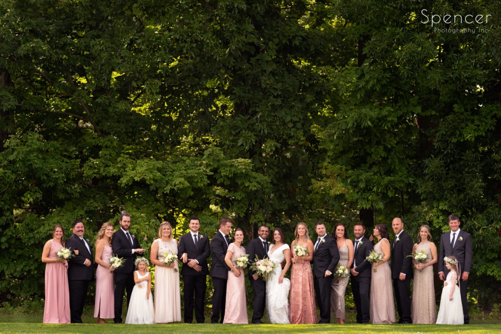  picture of wedding party at Patterson Fruit Farm
