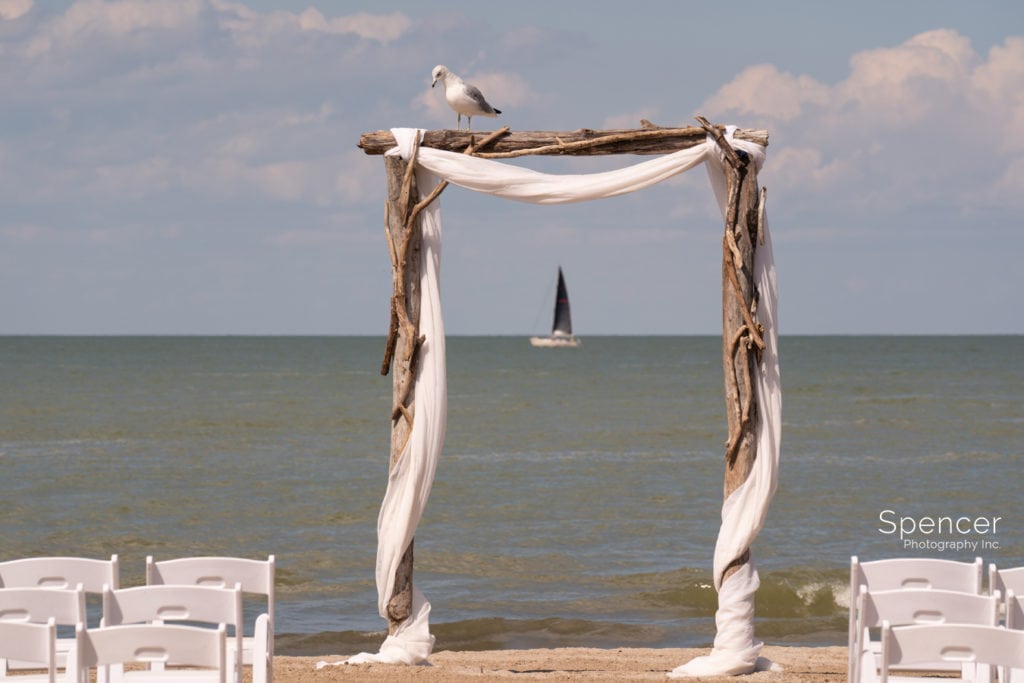 wedding on the beach near Cleveland