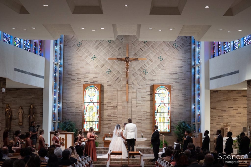 wedding ceremony at st leo the great cleveland