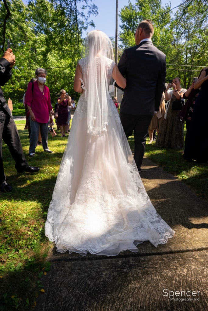 wedding recessional in Olmsted Falls