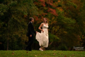 Cleveland fall wedding picture