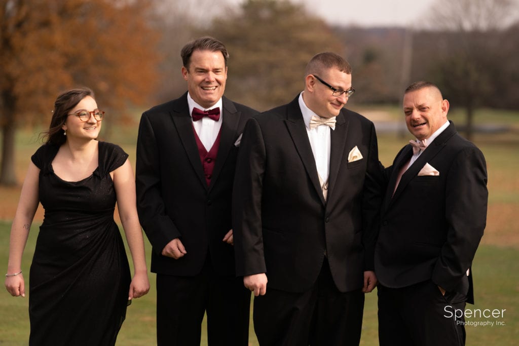groomsmen picture at Prestwick Country Club