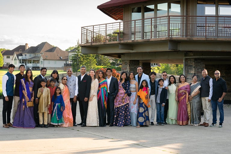 large indian family picture