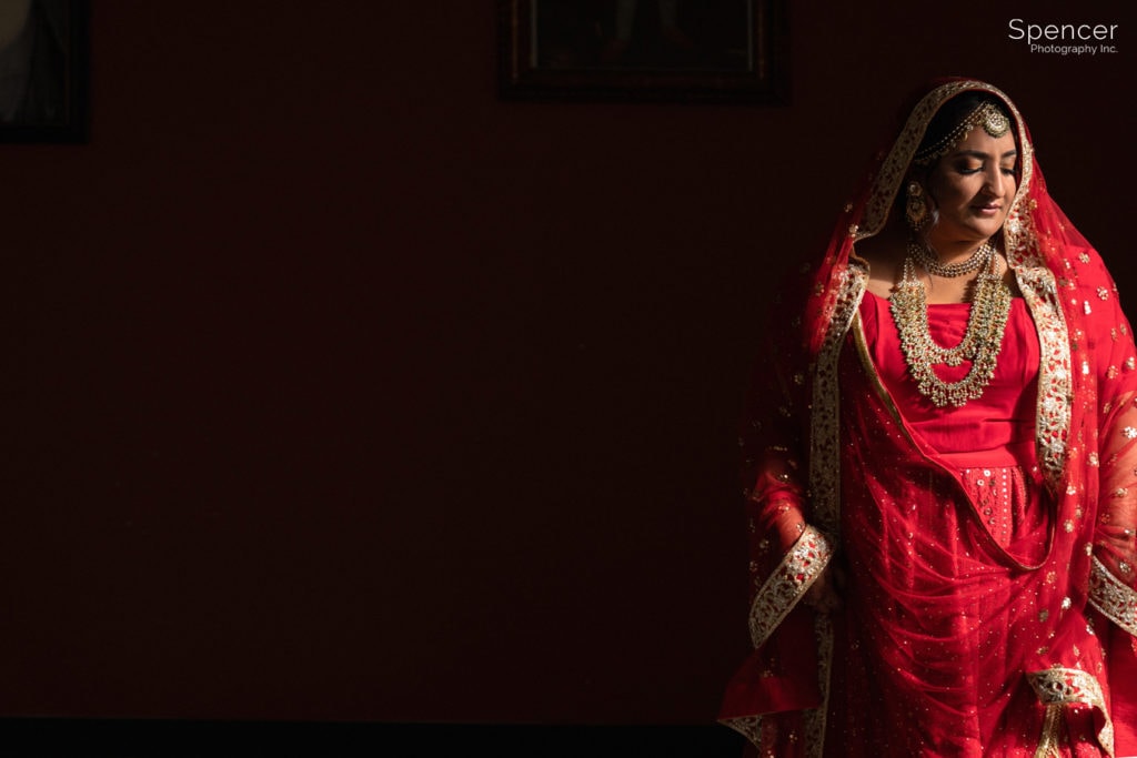 portrait of sikh bride