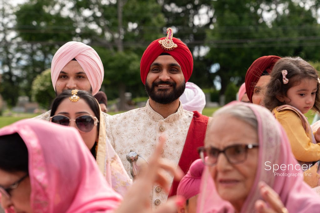 groom at Sikh Baraat