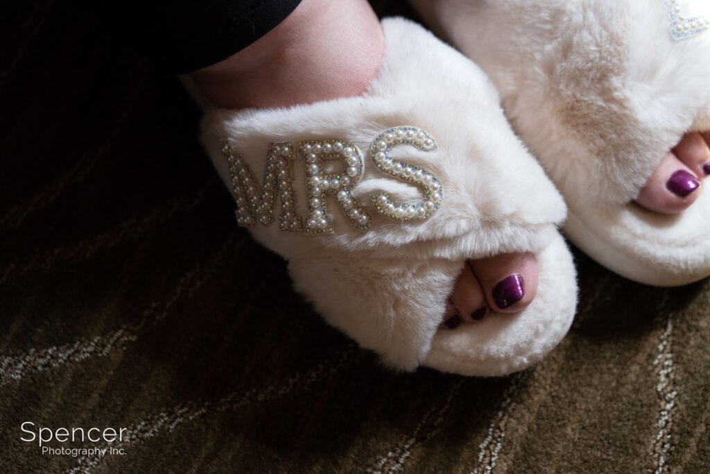 brides slippers