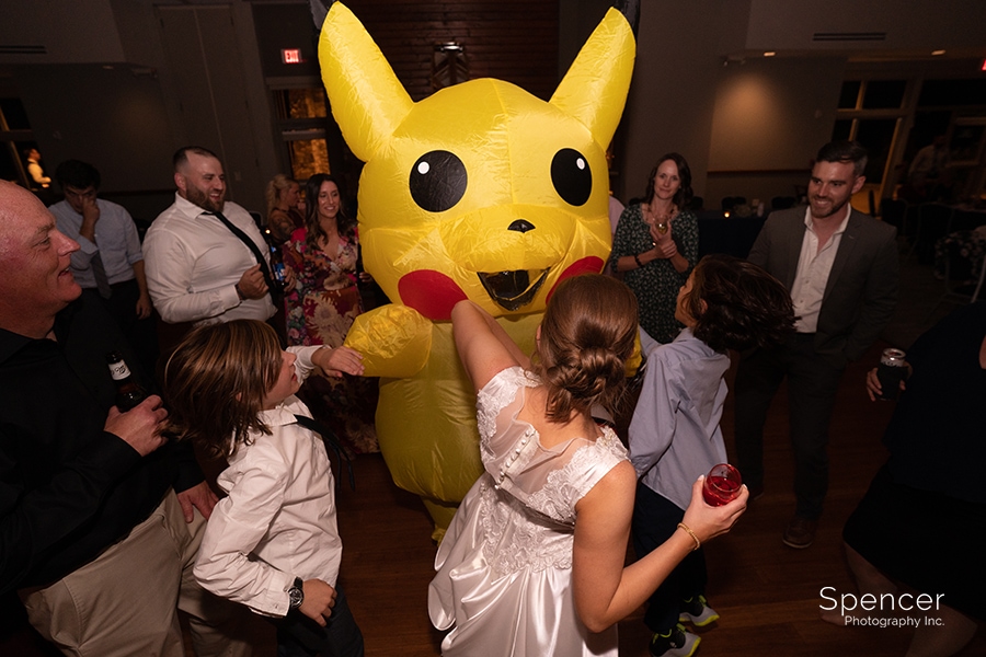 Pokemon at Cleveland Zoo wedding reception