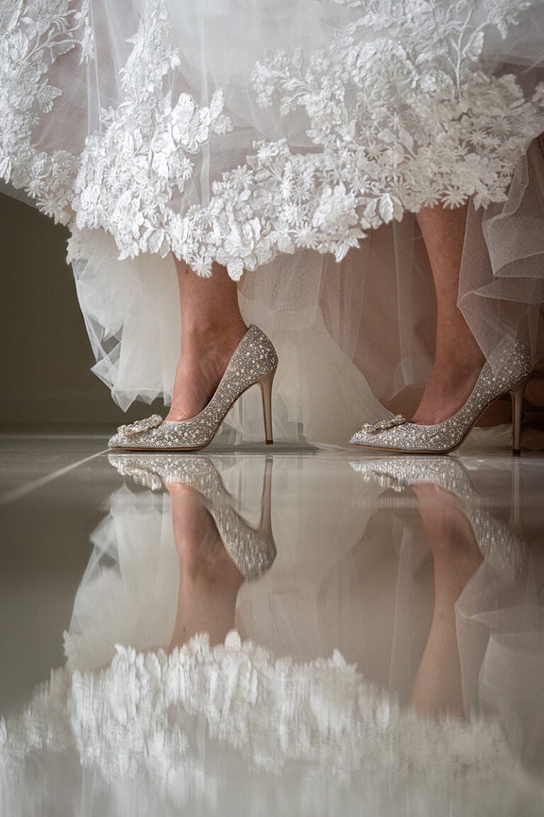Beautiful Wedding Picture of Brides shoes