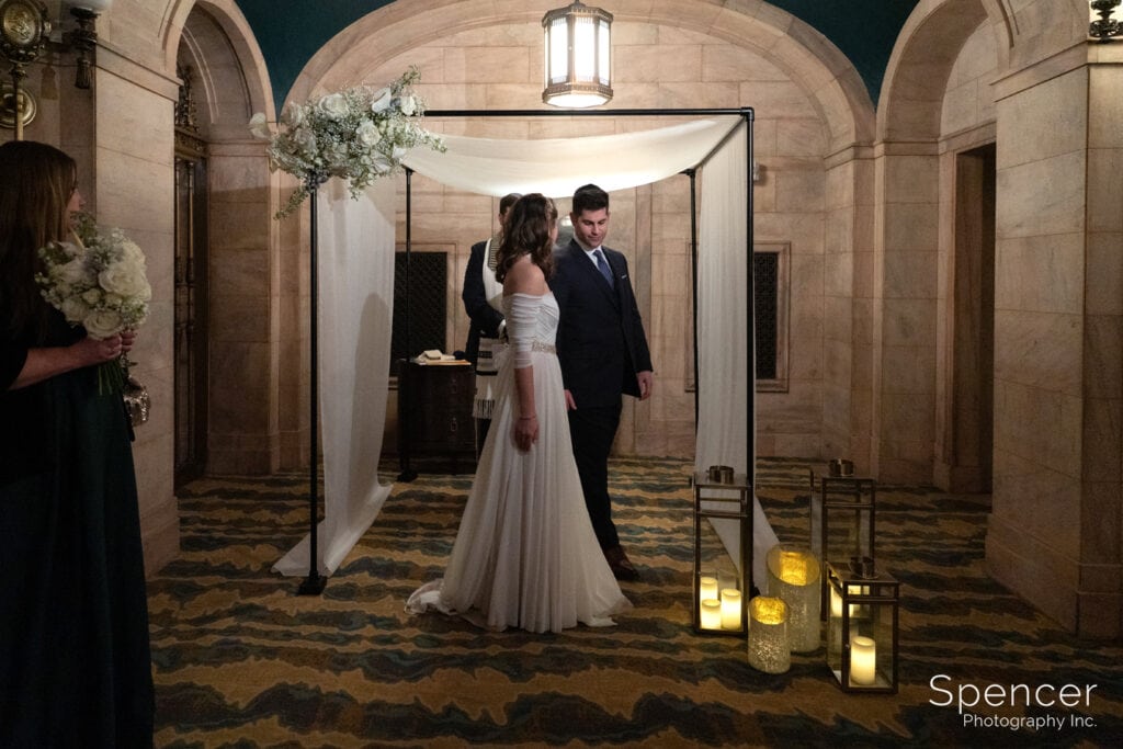  traditional Hakafot at Marble Room wedding ceremony
