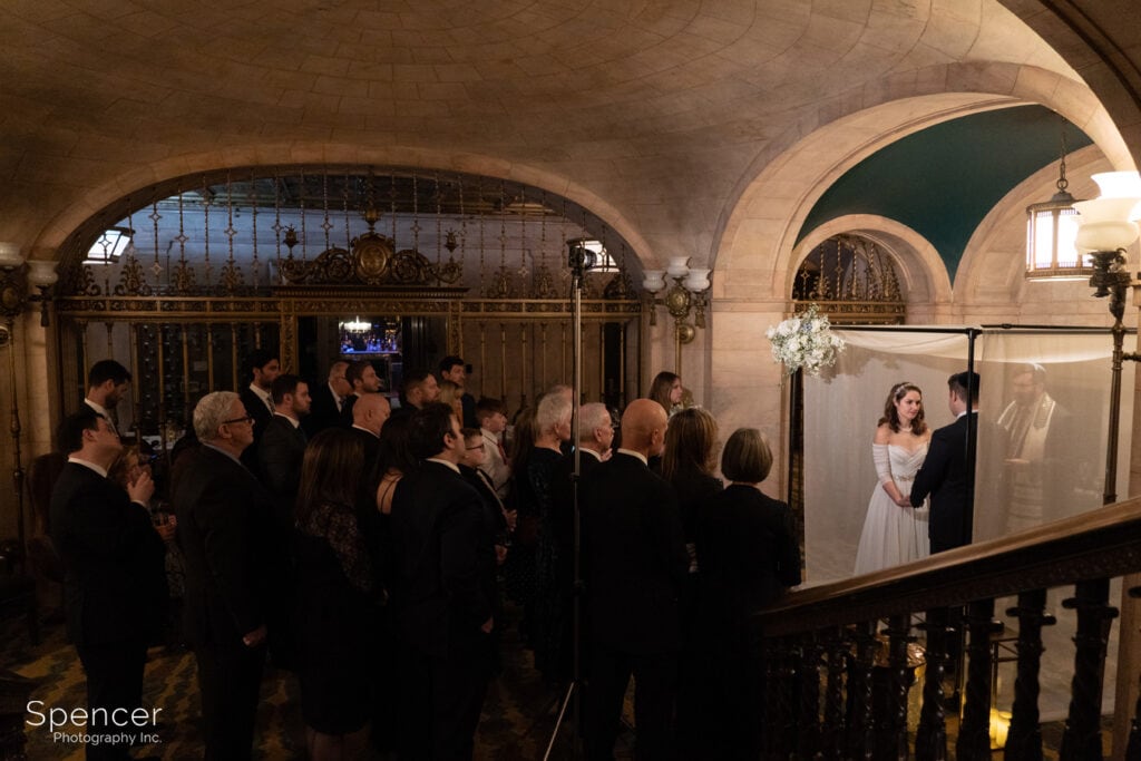 Jewish wedding ceremony at Marble Room