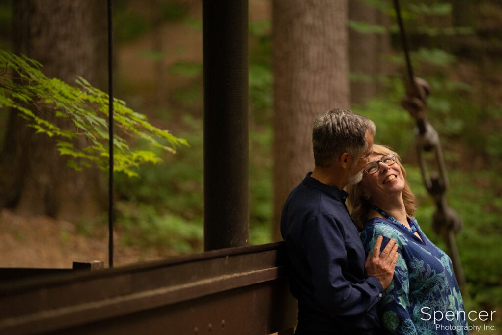 engagement picture at Sieberling Nature realm