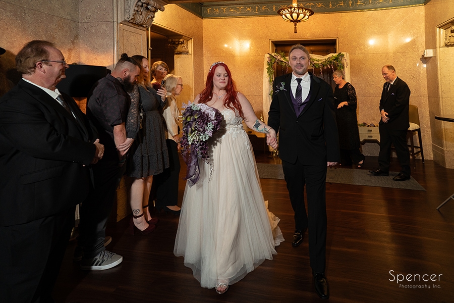wedding recessional at Marble Room Cleveland