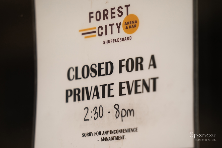 forest city shuffleboard private event