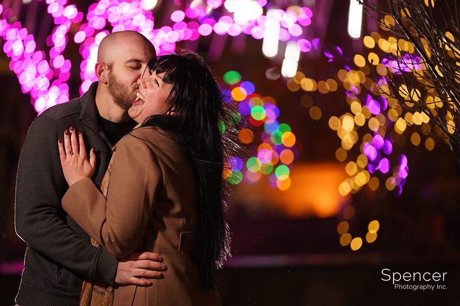 You are currently viewing Christmastime Engagement Photos | Cleveland Photographer
